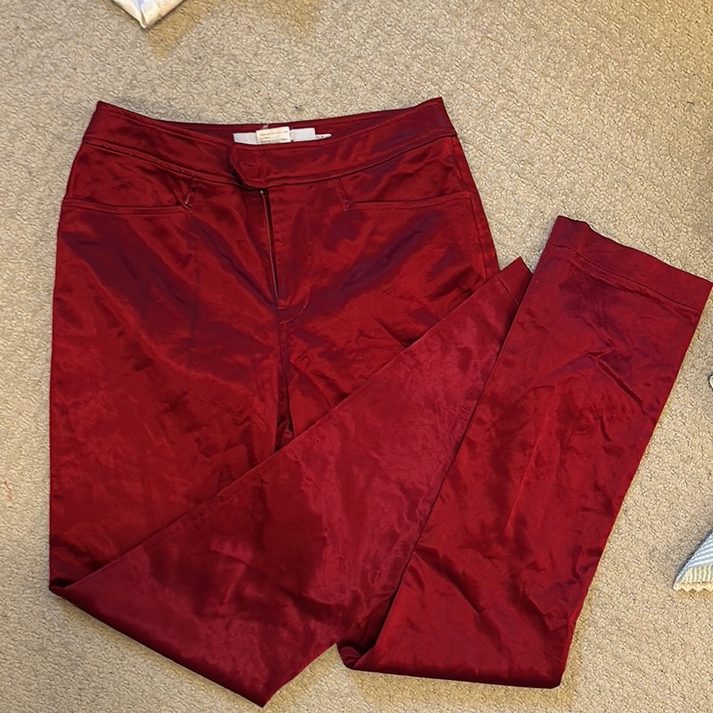 Chic Red Pants